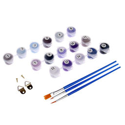 Картина по номерам на холсте с подрамником Одинокий волк, 20х30 см - Школа талантов фото 4