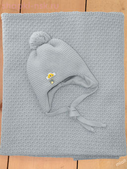 Снеж Girl Комплект для девочки (шапка+плед) (42-46)