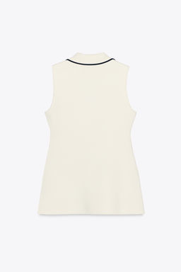 TRIM KNIT WAISTCOAT - Zara фото 17