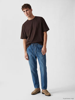 Straight Fit Erkek Jean Pantolon