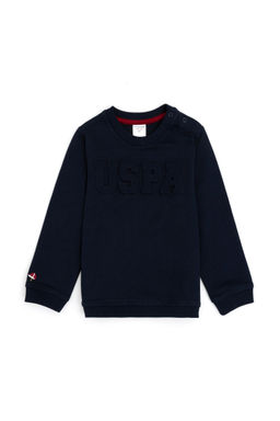 U. S. Polo Assn / Базовый свитшот темно-синего цвета для мальчика