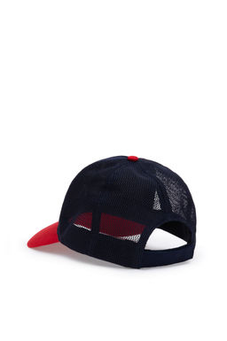 Erkek Lacivert _apka Sepette S_rpriz _ndirim