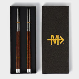 Палочки для суши из неражавеющей стали Magistro, d=0.8 см, 25 см, набор 2 пары, 304 сталь, серебристые