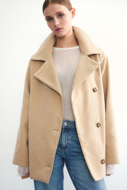 Chaqueta oversize de fieltro - H&m фото 3
