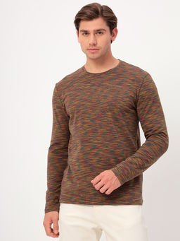 Футболка мужская длинный рукав GREG G165-KM-OR1059 (бордо)