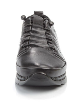 03-5020 BLACK Полуботинки женские (натуральная кожа)