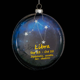 Цена за 12 шт. Украшение ErichKrause Decor Весы медальон 10см, стекло