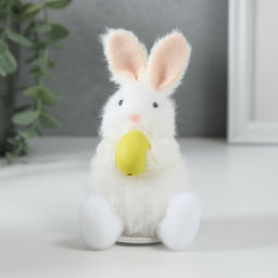 Фигурка Зайка с яичком, 6.5?7?11.5 см