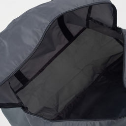 Сумка дорожная на молнии, складная в косметичку, наружный карман, цвет серый/розовый - Simaland фото 5