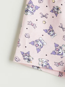 Beli Lastikli Kuromi Bask?l? K?z ?ocuk Pijama Alt