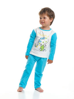 Пижама UD 1057 касар/голубой