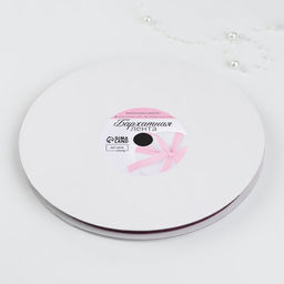 Лента бархатная, 6 мм, 18±1 м, сиреневая №199