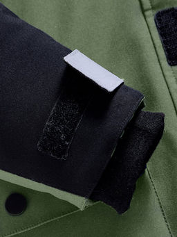 Горнолыжный костюм Valianly детский для мальчика цвета хаки 9201Kh  фото 17