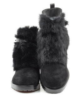 04-899E-2Y1 8J26M Ботинки зимние женские (натуральная замша, натуральный мех)