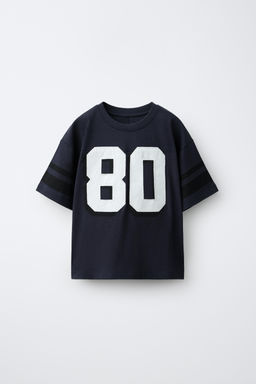 CAMISETA PARCHE N?MERO / Gris antracita
