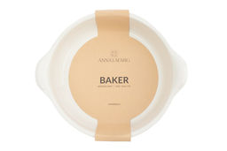 Форма для запекания, 23 см, керамика, круглая, молочно-бежевая, Baker - Anna lafarg фото 6