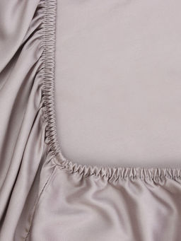 Простыня на резинке евро SL Home Modal, 180200+30 см, серая, модал - Sima-land home фото 5