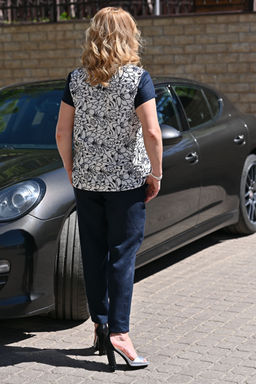 Блуза  лен 70%+30% хб