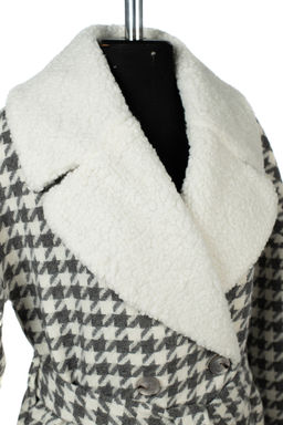 02-3165 Пальто женское утепленное (пояс) - El podio фото 21