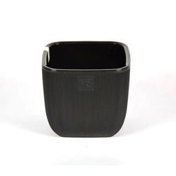 Горшок цветочный VipSet Фабио 4,7л черный с дренажной системой (AMF-4,7-11) (80) /КРАССУЛА/