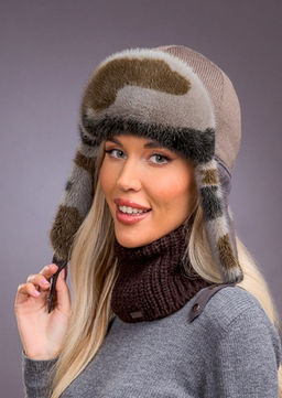 Ушанка хаки милитари