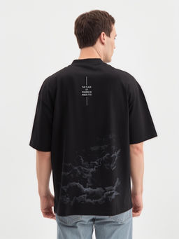 Футболка мужская MINAKU: STARS, чёрная, р-р 48