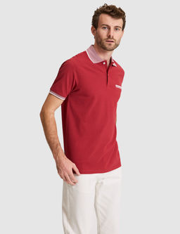 Nar _i_e_i Slim Fit %100 Pamuk D__meli Polo Yaka Ti__rt