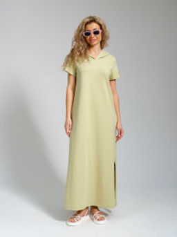 970 Платье-мантия"Олива"