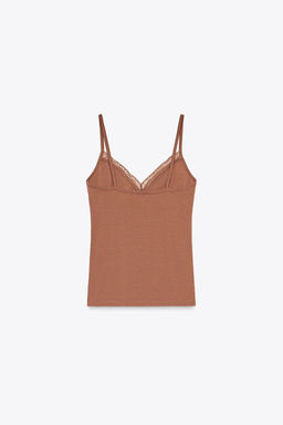LYOCELL LACE TOP - Zara фото 6