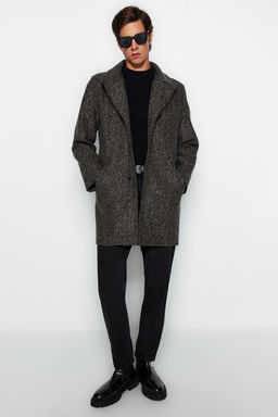 TRENDYOL MAN Siyah Erkek Regular Fit K?sl?k Kase Kaban TMNAW24KB00003 - Trendyolmilla фото 2