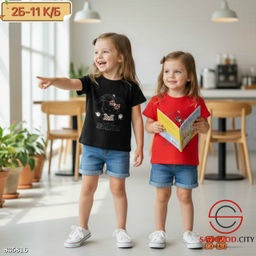 Футболка для девочки с рисунком