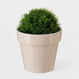 Цена за 2 шт. Кашпо для цветов со вставкой «Порто», 1 л, цвет жемчужный