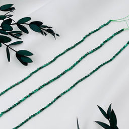 Бусины для украшений из Малахита