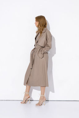 Плащ Pirs 4013 серо-бежевый  фото 6