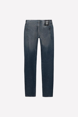 LUDOVIC DE SAINT SERNIN x ZARA WAXED LOW-RISE SLIM FIT JEANS  фото 2