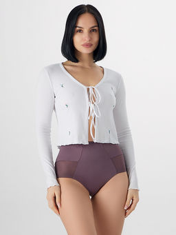 Цена за 2 штуки! Трусы макси женские фиолетовые