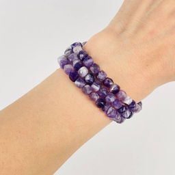 Бусины для украшений из Аметиста (70 бусин) 37 см