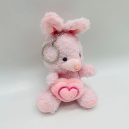 Мягкая игрушка брелок Кролик с сердечком в ассортименте - Storyland фото 9