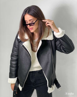 Дубленка Элора (черный)