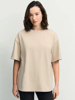 Базовая футболка оверсайз из хлопка / Zarina