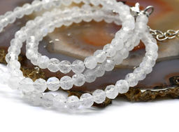 Бусы из Лунного камня (Адуляр) шарик гр.4мм, 42см, 9,2г