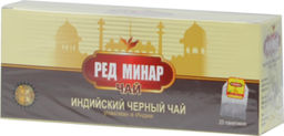 Meri Chai. Ред Минар. Черный карт.упаковка, 25 пак. (Уцененная)