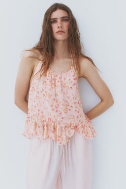 Top halter con volante - H&m фото 6