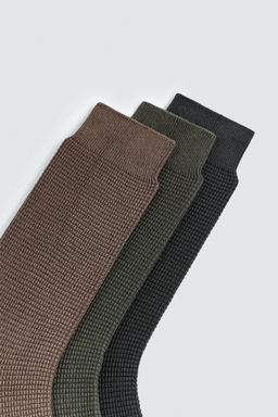 3-PACK OF CHECK SOCKS - Zara фото 3