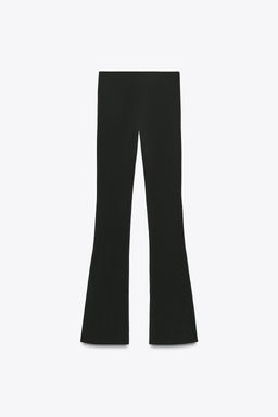 FLARE LEGGINGS WITH BUTTON HEMS - Zara фото 7