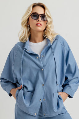 Жакет женский 4510/03/Светло-голубой джинс - Rise фото 5