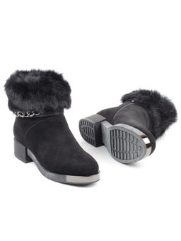 04-206W-8Y1 8J33M Ботинки зимние женские (натуральная замша, натуральный мех)