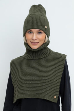 ЕВ 28001/24ш/полынь шарф-манишка жен