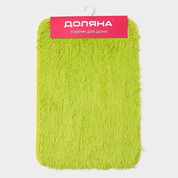 Коврик Доляна Пушистик, 40?60 см, зелёный  фото 8