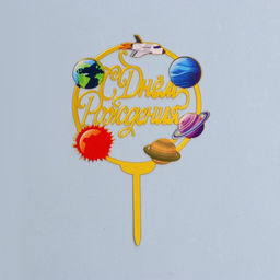 Топпер С Днём Рождения, космос